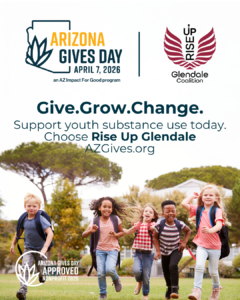 Arizona Gives Day is today 💙 Support Rise Up Glendale Coalition and help us reach more youth.